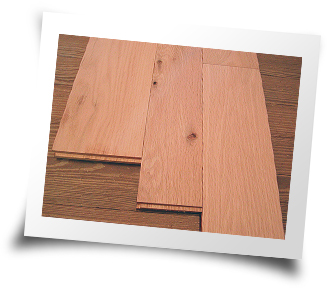 Photo of end-matched flooring