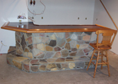 Photo of Elvin Martin's custom made bartop