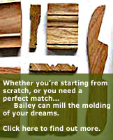 custom molding from Bailey Wood Products