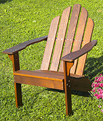 Thermo Ash Adirondack Chair - Right View