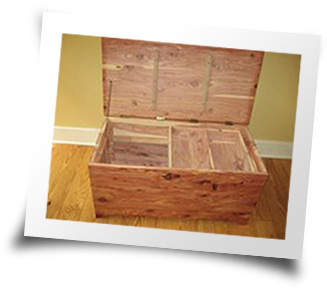Cedar Chest made by Mark Wyncoll