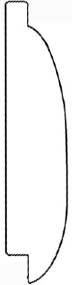 LC001 -  1 3/8" x 7 3/8" Log Cabin Siding
