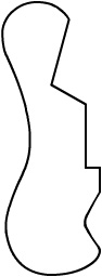 BR002- 1 1/24" x 3 1/2" Bar Rail Moulding 