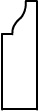 BS002- 1/2" x 1 1/2" Base Shoe Moulding with OG