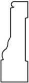 CG001 - 3/4" x 2 1/4" Casing Moulding