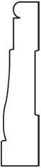 CG002- 3/4" x 3 1/4" Casing Moulding