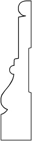 CG005- 3/4" x 4" Casing Moulding