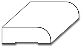 CG008- 5/8" Round Over Casing Moulding - 3D
