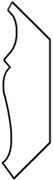 CN001 - 3/4" x 2 5/8" Crown Moulding