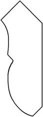 CN008 - 1 1/8" x3 1/8" Crown Moulding