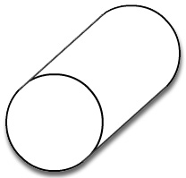 1 1/2" Full Round - 3D