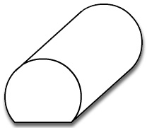 HL003- 1 1/4" x 1 1/2" Hand Rail Moulding - 3D