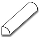 3/8" Quater Round - 3D