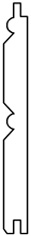 Edge & Center Bead Wainscot