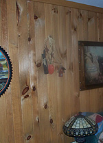 Knotty Pine Paneling