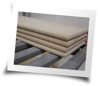 Custom Bullnosed Stair Treads