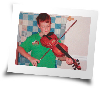 Hand made violin made by the grandson of one of our customers